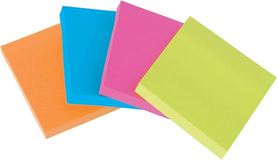 Post it Notes Super Sticky Notes Value Pack, 76 x 76 mm, Assorted Colours, Pack of 24 (90 Sheets Per Pad) - Image 2