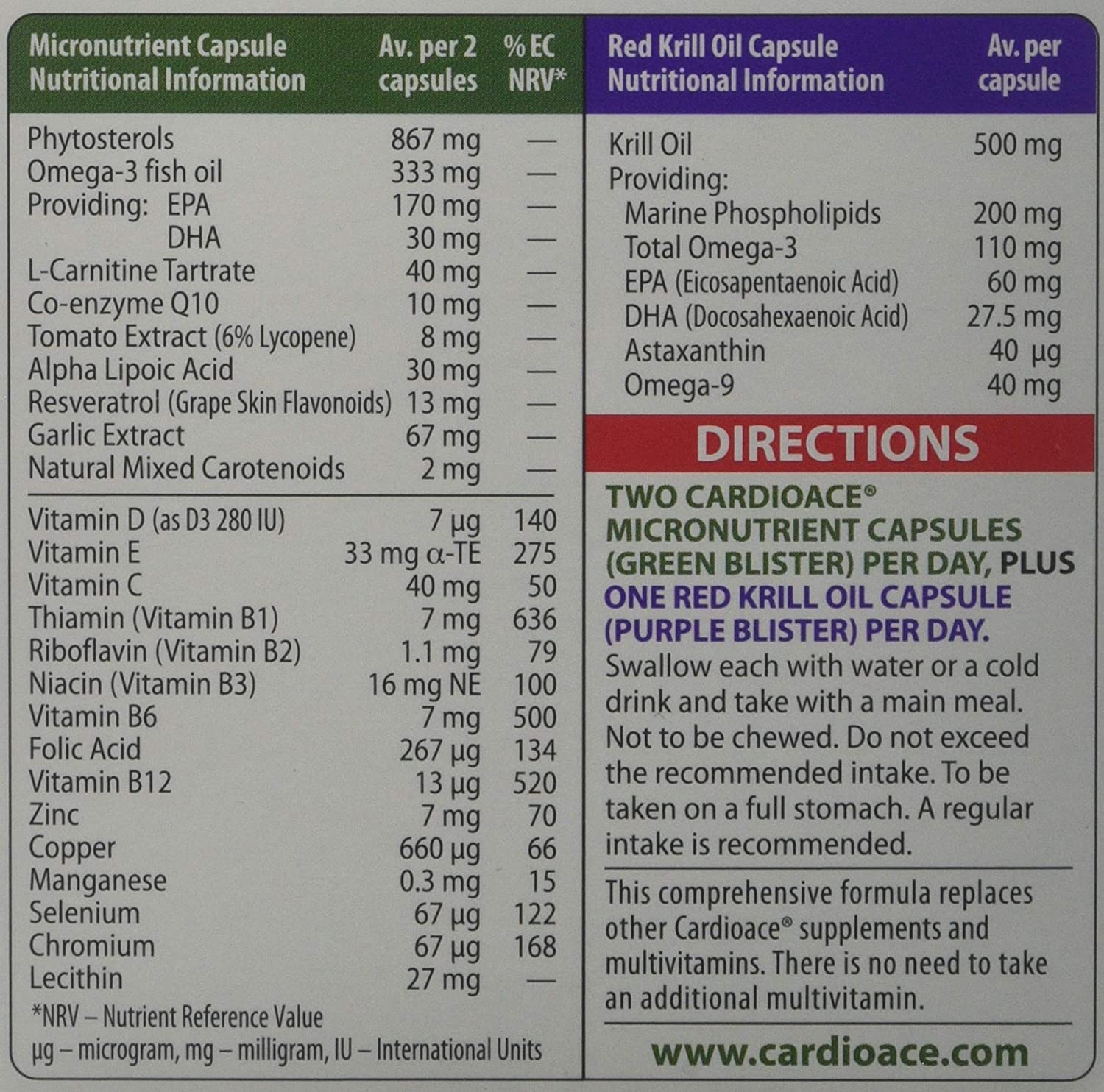 Vitabiotics Cardioace Max - 84 Capsules, 84 count (Pack of 1) - Image 3
