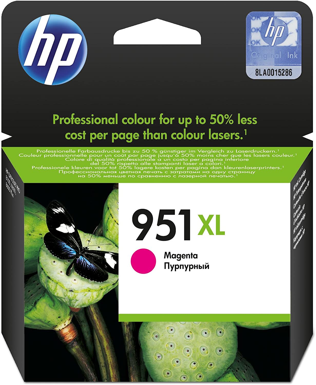 HP CN047AE 951XL High Yield Original Ink Cartridge, Magenta, Single Pack, Extra Large