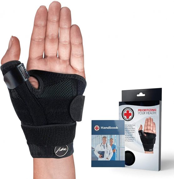 Doctor Developed Thumb Brace/Thumb Support/Thumb Splint/Thumb Stabilizer and Doctor Written Handbook
