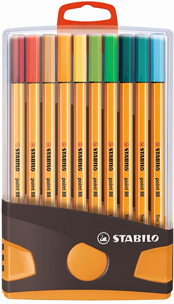 Fineliner - STABILO point 88 ColorParade 20 Assorted Colours - Hanging Version