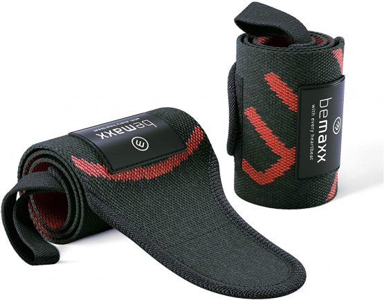 Wrist Wraps Weightlifting Powerlifting - Set of 2 One Size Women Men | Pro Weight Lifting Straps for Heavy Duty Strength Training, Bodybuilding Deadlift Gym Support Body Fitness Wristband Boxing Sport - Image 4