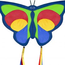 Wolkenstürmer Children Flying Dragon Butterfly - 1-line beginners kite for Kids, with poles