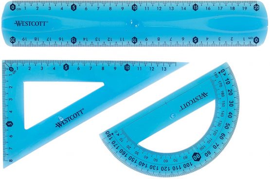 Westcott 10301 00 Flexible Ruler Set – Plastic – Assorted Colours - Image 4
