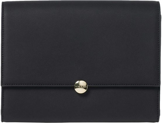 Nina Ricci Clutch Médaillon Noir Handbag Black