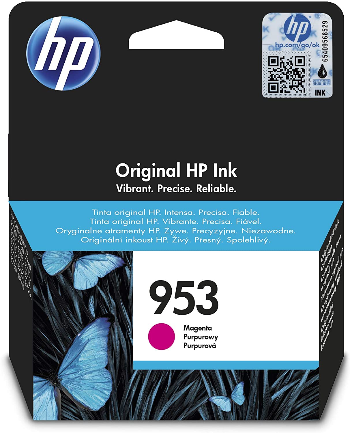 HP Inkjet Cartridges, Magenta, Pack of 1