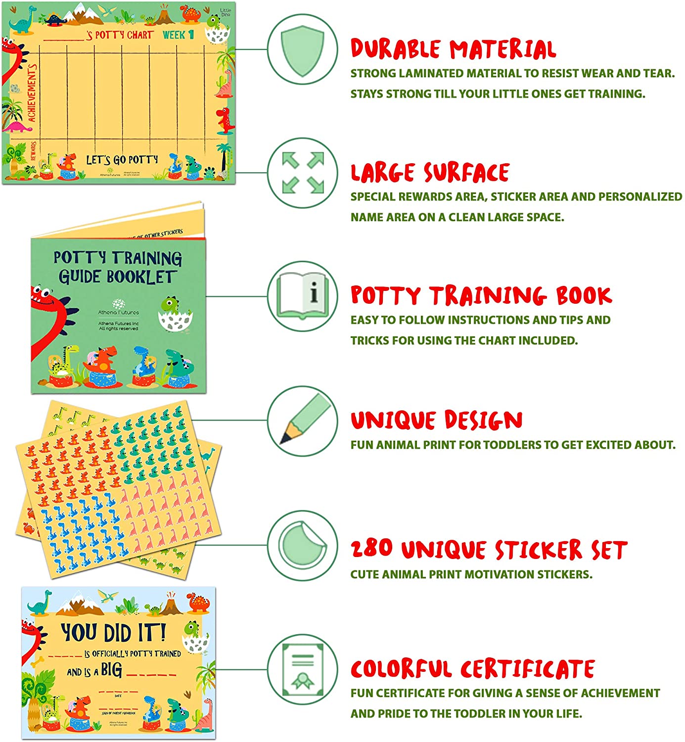 Potty Training Reward Chart Toiliet Trainig Reward Chart for Toddlers ...