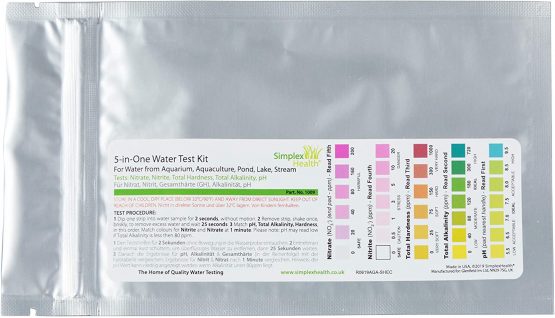 SimplexHealth Home Water Test Kit 5-in-One (5 Strips) - Drinking Water, ponds, aquariums for Nitrates & Nitrites, Total Hardness, Total Alkalinity and pH - Image 3