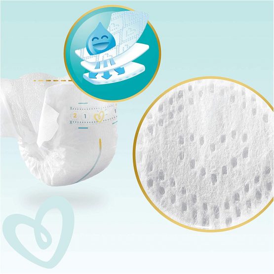 Pampers New Baby Nappies Carry Pack, Size 1, Pack of 22 - Image 2