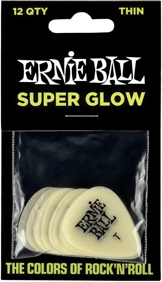 Ernie Ball P09224 Super Glow Cellulose Thin bag of 12