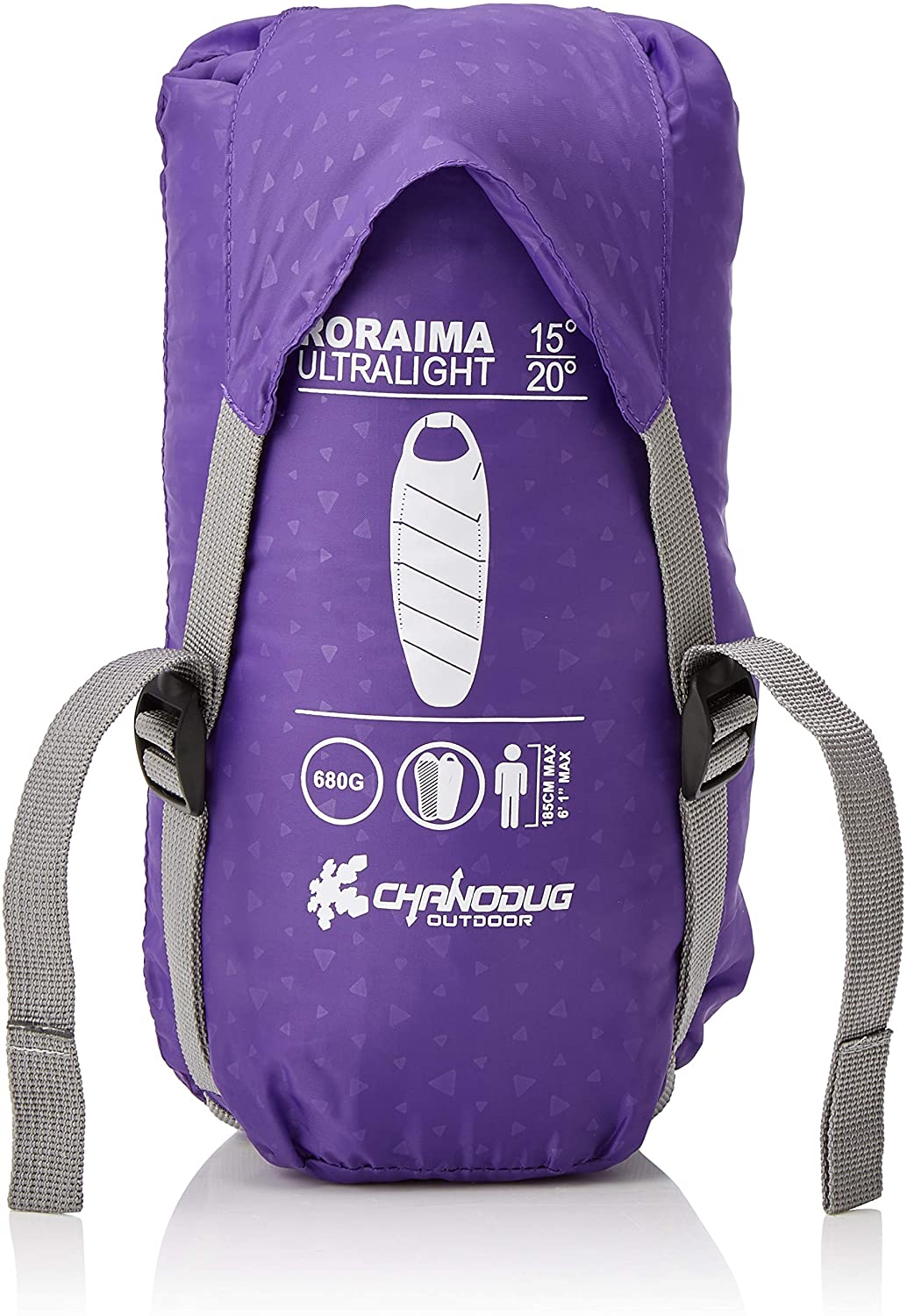 Kounga Unisexs Sleeping Bag Roraima 0-5 Black/Grey Large