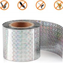 GWHOLE Bird Repellent Scare Tape Double-sided Reflective Scare Bird Tape Bird Deterrent Tape for Home, Garden and Farm, 5cm*45m