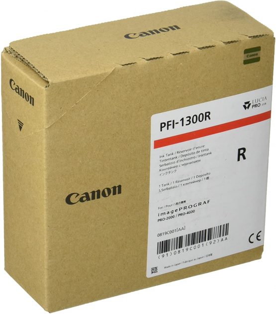 Canon 0819C001 Ink PFI1300R Red 330 ml