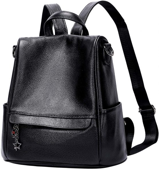 ALTOSY Women's Fashion Backpacks Genuine Leather Ladies Anti-Theft Rucksack Casual Shoulder Bag - Image 2