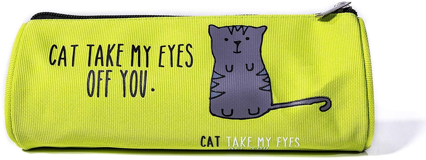 Bubblegum Cases Pencil CASE Makeup Bag Cute Kawaii Animal Quote Designs for Women for Girls