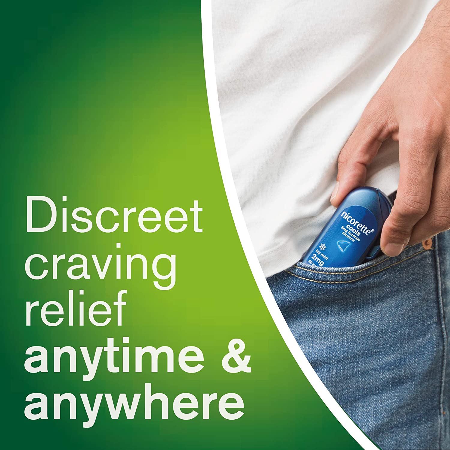 Nicorette Cools 2 mg Lozenge- 4 x 20 Icy Mint Nicotine Lozenges (Quit Smoking and Stop Smoking Aid) - Image 3