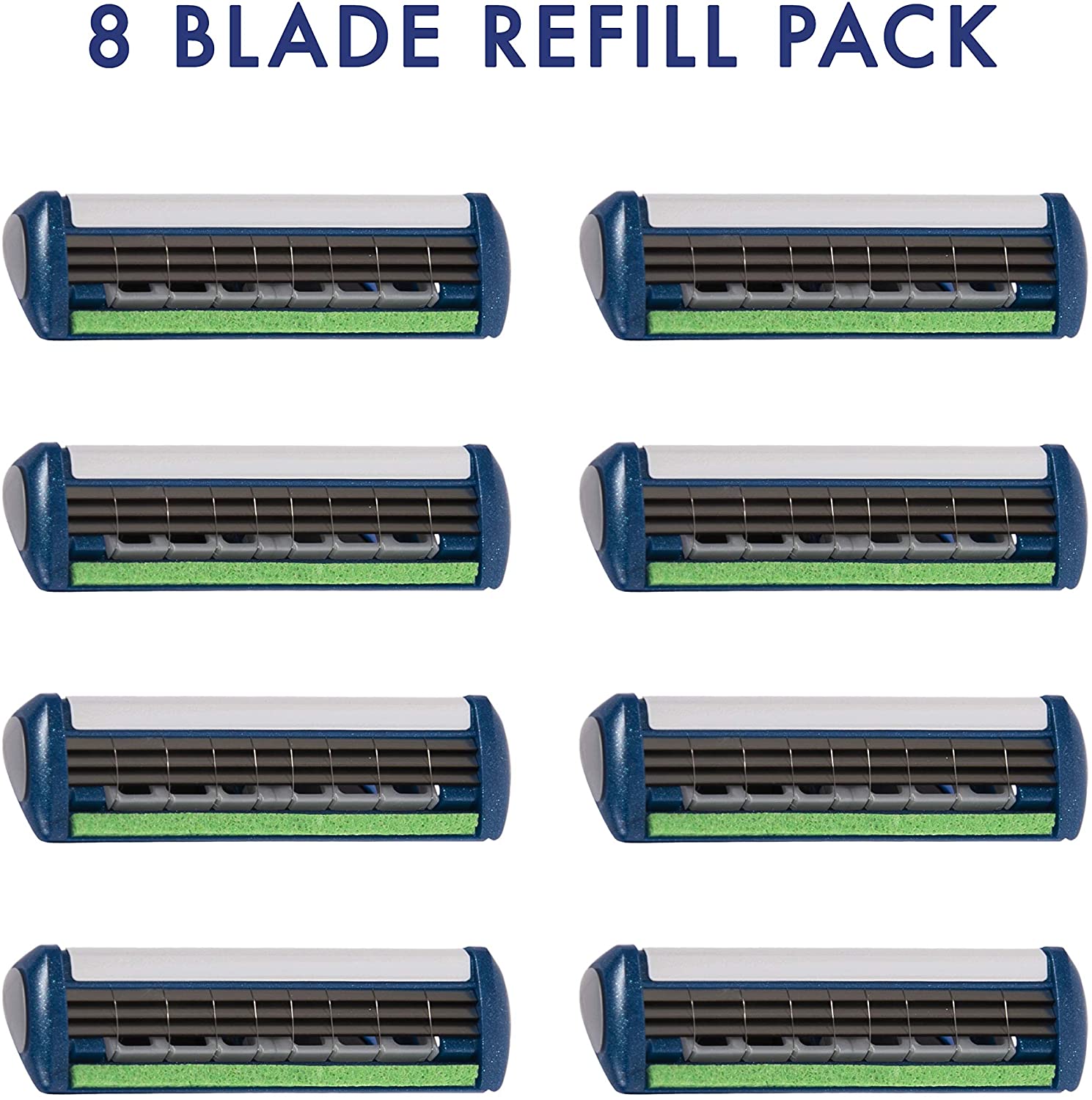 Wilkinson Sword Protector 3 Men's Razor Blade Refills x 8, Blue, 8 count (Pack of 1) - Image 2