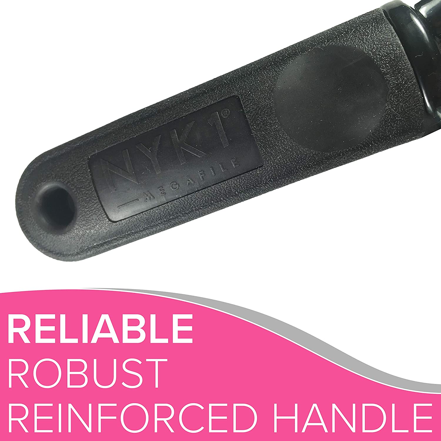 RUSTPROOF Foot File Callus Remover for Feet with Catcher (XL Size) NYK1 MEGAFILE Foot Files for Hard Skin Remover for Wet & Dry Use - Image 4