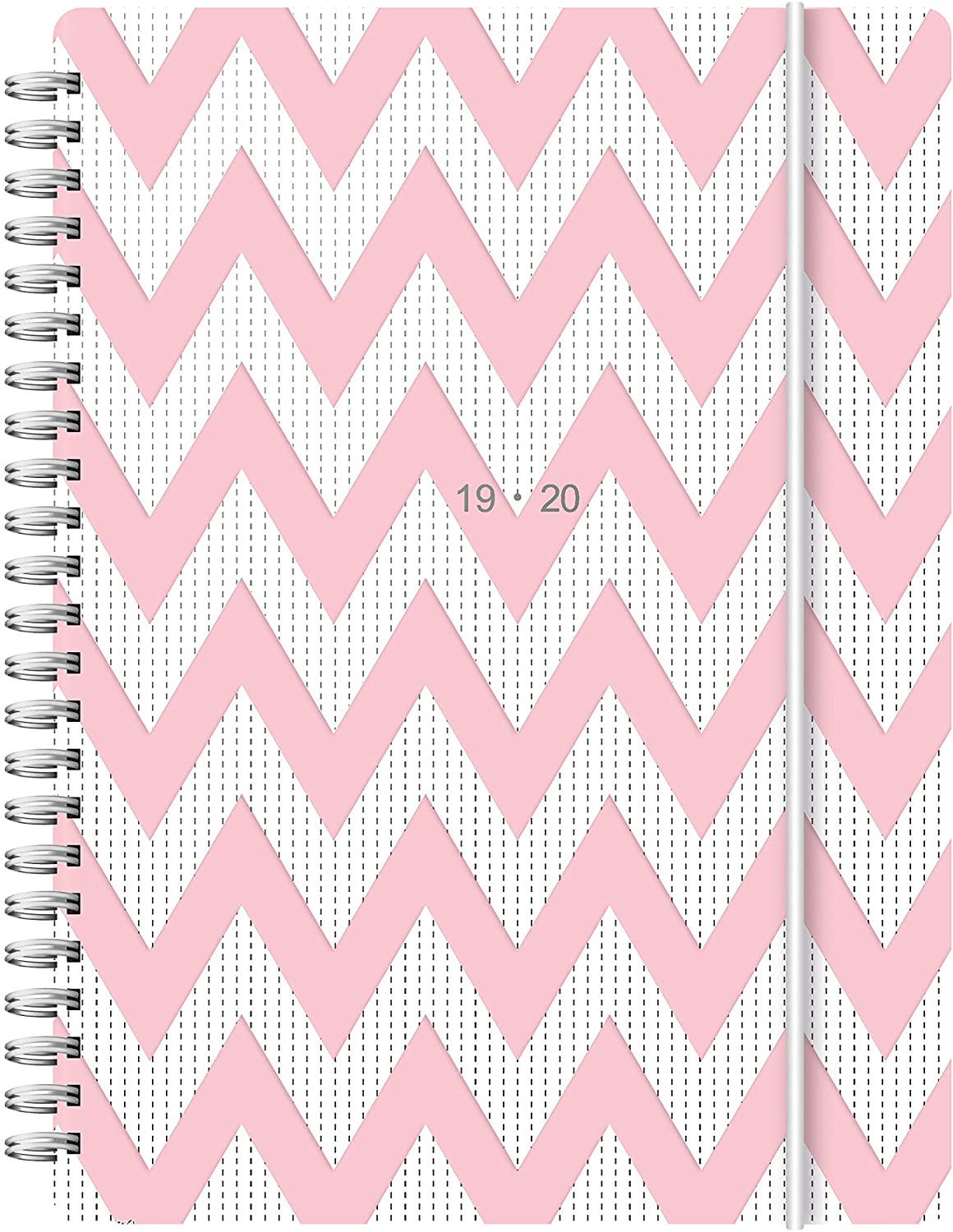 Letts A5 Chevron Week to View 19/20 Academic Diary Pink,20-031107