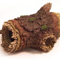 Rosewood Log Tunnel Aquarium Decor, Medium