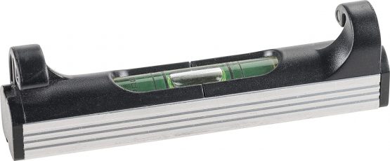 kwb 065710 String Spirit Level, 78 mm, Light, Small, Handy and Robust, with Aluminium Underside, Ideal for Guiding Lines, in Black and Silver