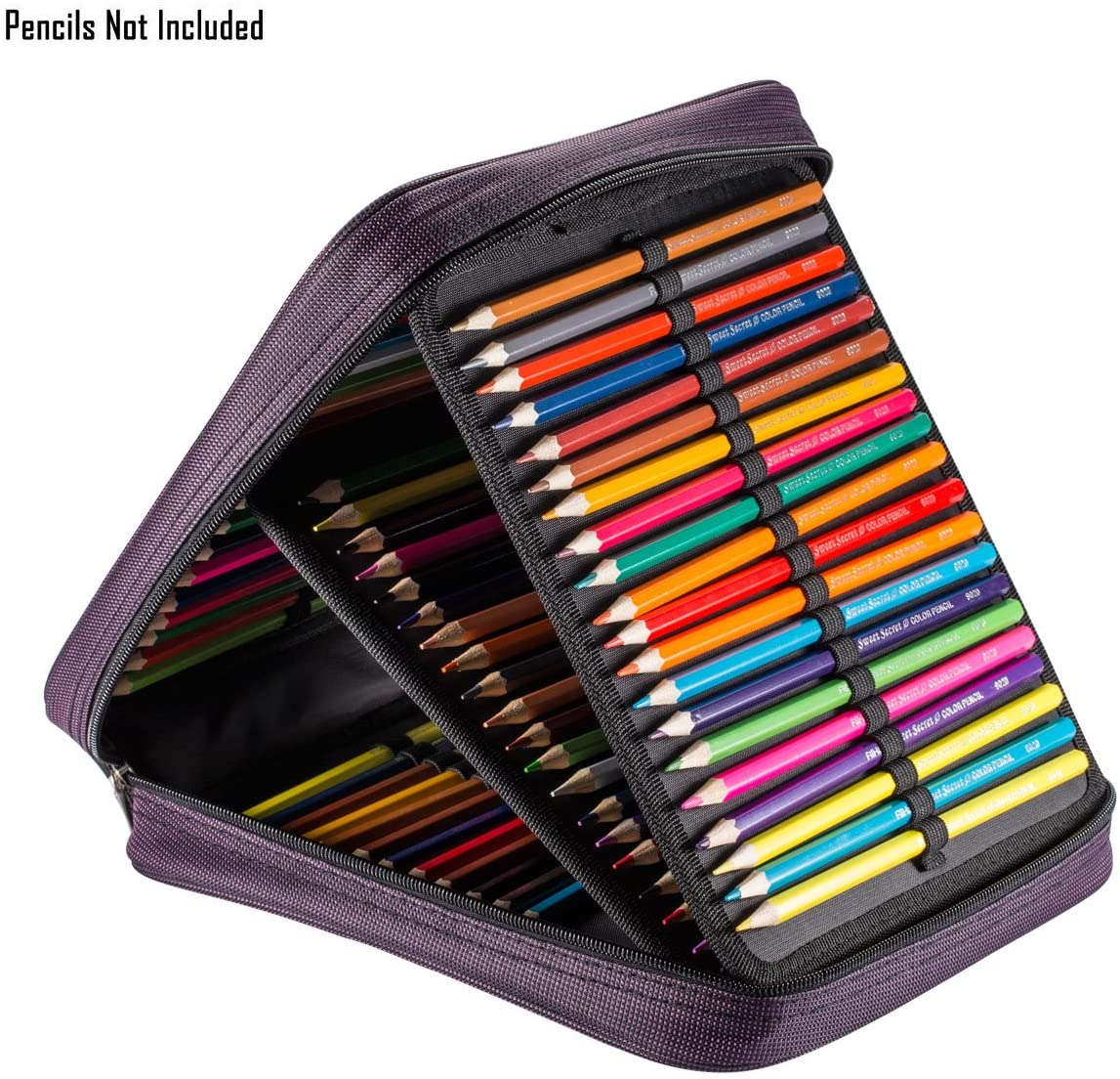 WINSHEA Pencil Case, Large Capacity Oxford Pencil Holder Pencil Pouch - Image 2