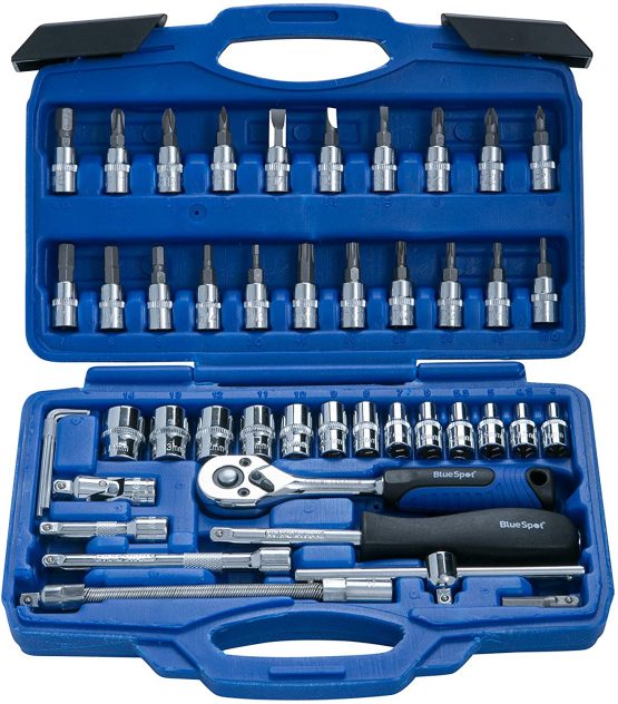 Blue Spot 01530 46 Piece Chrome Vanadium Socket Set