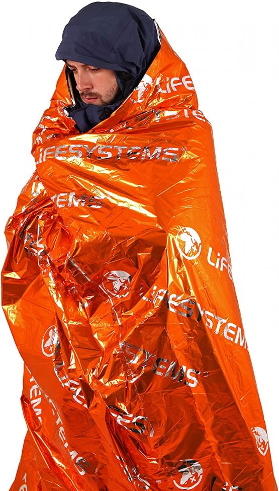 Lifesystems Emergency Silver Foil Thermal Bag For Hiking, Mountaineering And Outdoor Survival