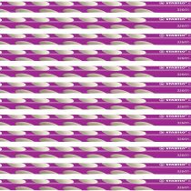 Handwriting Pencil - STABILO EASYgraph S Box of 12 HB Pink Right Handed