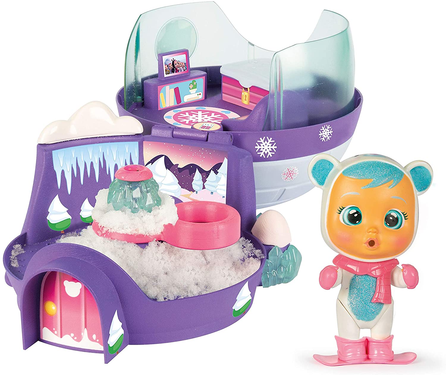 Cry Babies Magic Tears CBMT KRISTAL'S IGLOO, Multicoloured, Sin talla