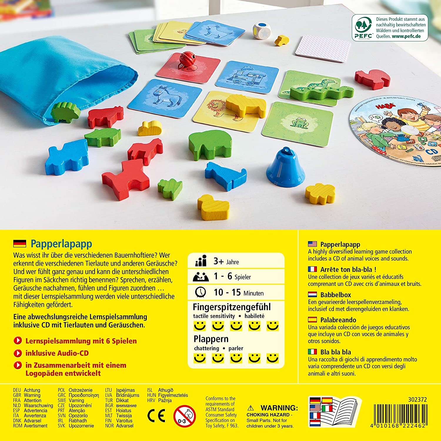 HABA 302372 Papperlapapp, Multicolor, 23.6 cm x 22.5 cm x 4.5 cm - Image 4