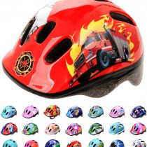 meteor Helmet For Baby Kids Toddler Childrens Boys Cycle Safety Crash Helmet Small Sizes For Child MTB Bike Bicycle Skateboard Scooter Hoverboard Riding Lightweight Adjustable Breathable MV62