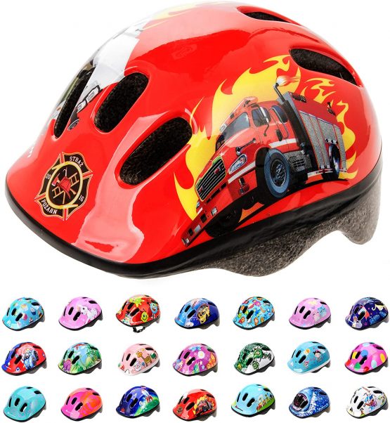 meteor Helmet For Baby Kids Toddler Childrens Boys Cycle Safety Crash Helmet Small Sizes For Child MTB Bike Bicycle Skateboard Scooter Hoverboard Riding Lightweight Adjustable Breathable MV62
