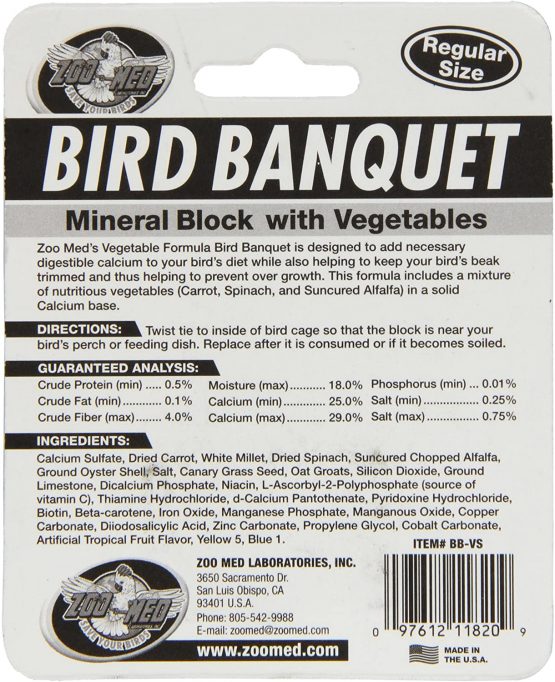Bird Banquet Vegetable Mineral Block Small - Image 2