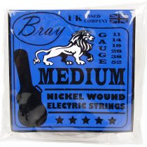 Bray Medium Nickel Wound Electric Guitar Strings (11-52) Perfect For Fender, Gibson, Ibanez, Yamaha & Squier Electric Guitars
