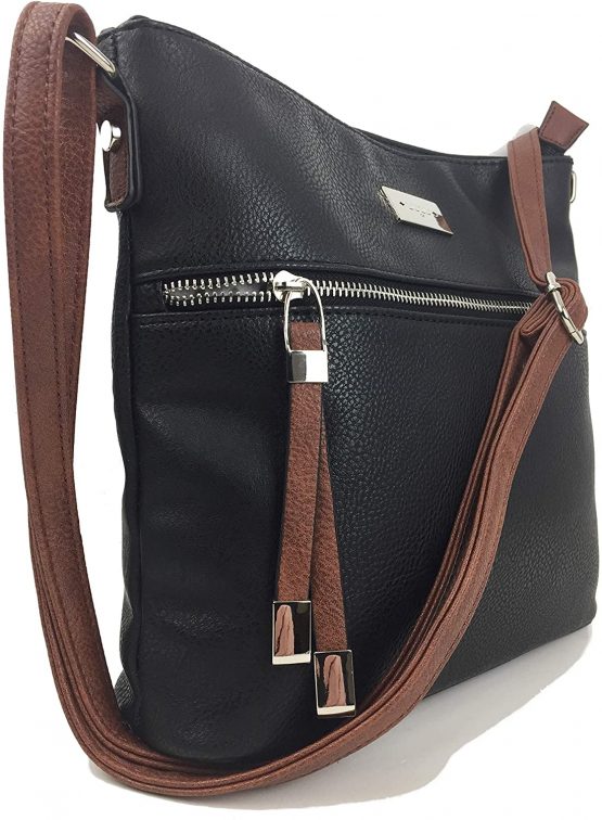 Designer Handbags for Women MEGAN Medium Size Smart & Compact Fashion Across Body Shoulder Bag Messenger Bag with Multi Pockets in Premium Supple PU Leather. - Image 2