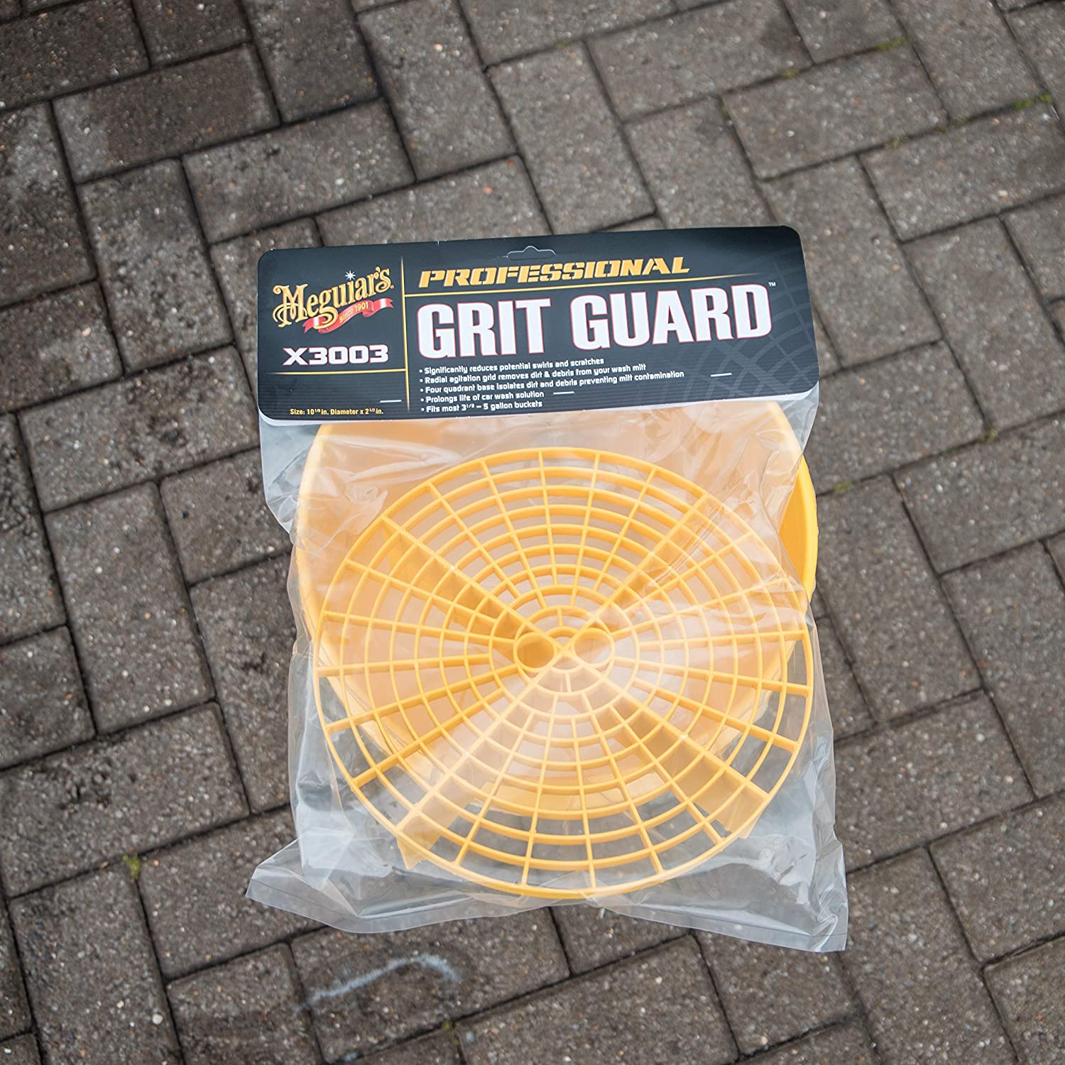 Meguiar's X3003 Professional Car Wash Grit Guard (Car Wash bucket sold separately), Yellow - Image 2