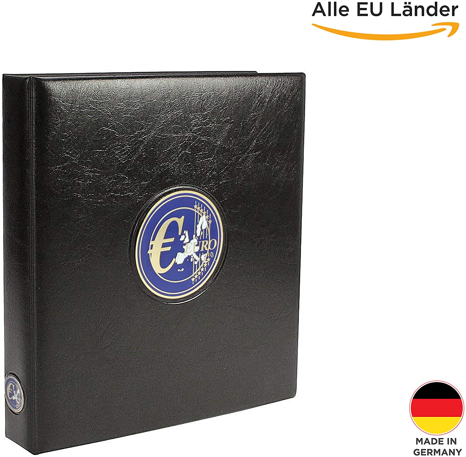 SAFE Coin Album, Premium Euro Sets Collection with 6 Coin Sheets, Stores up to 30 Complete Coin Sets