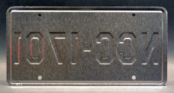 Celebrity Machines Star Trek | NCC-1701 | Metal Stamped License Plate - Image 2
