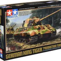 TAMIYA 300032536 1:48 German King Tiger Henschel Tower, Faithful Replica, Model Building, Crafts, Hobby, Gluing, Plastic kit, Assembly, Unvarnished