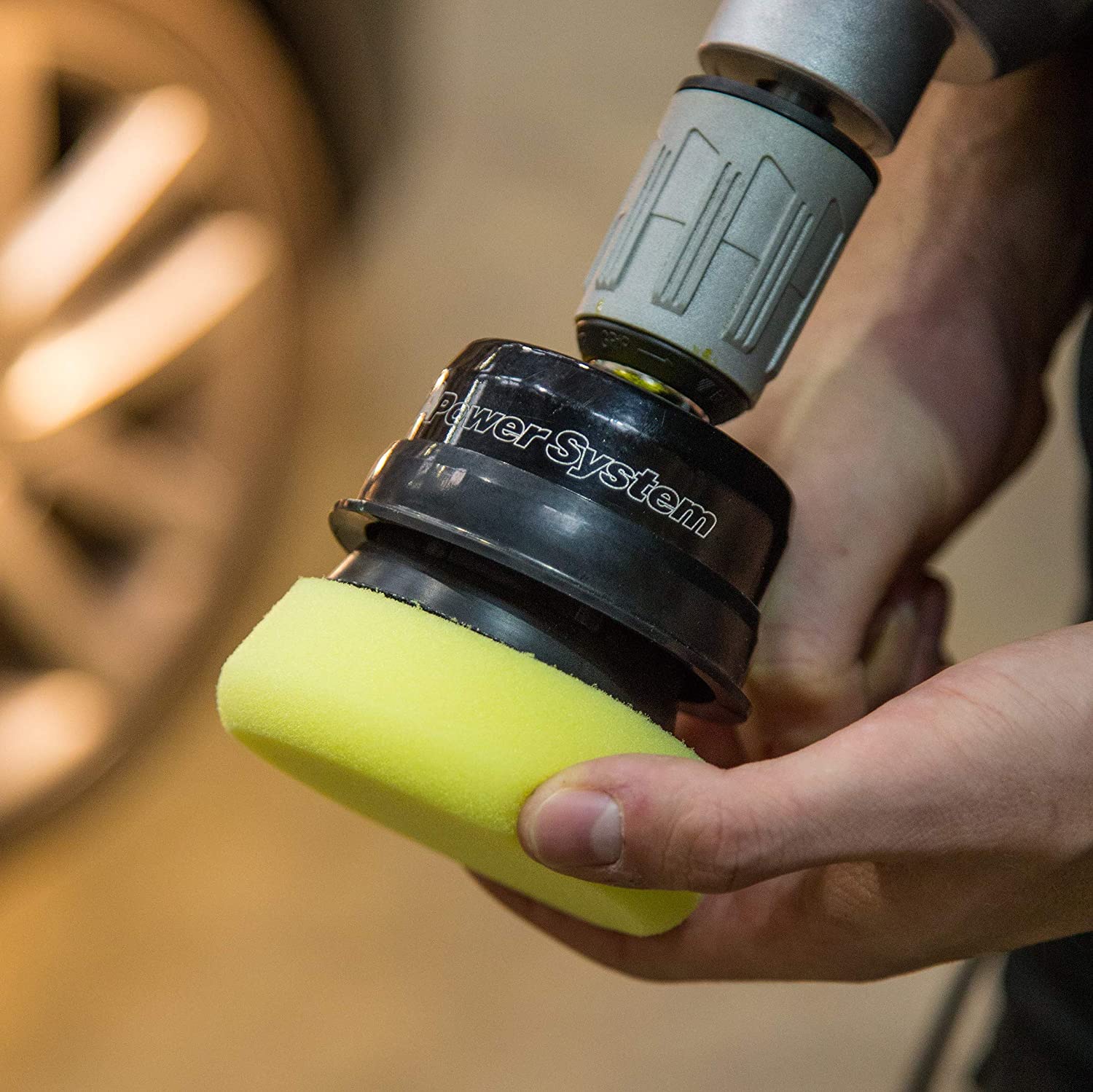 Meguiar's G3500INT DA Dual Action 4" Power System, Yellow,black, DA Power System - Image 4