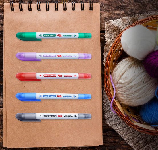 5 Whiteboard Markers by SmartPanda – Dual Tip, Medium and Fine – Dry Wipe, Perfect for Home, School or Office - 5 Set - Image 4