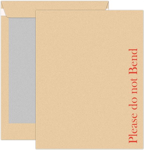 20Pcs A4 Envelopes iSOUL 324mm x 229mm A4 C4 Manilla Hard Board Backed Envelopes Do Not Bend Envelope (Pack of 20)