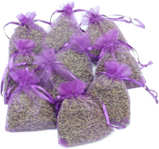 Quercus Living Large Lavender Bags (9x7centimetre) for Scented Drawers, Cupboards and Natural Anti Moth