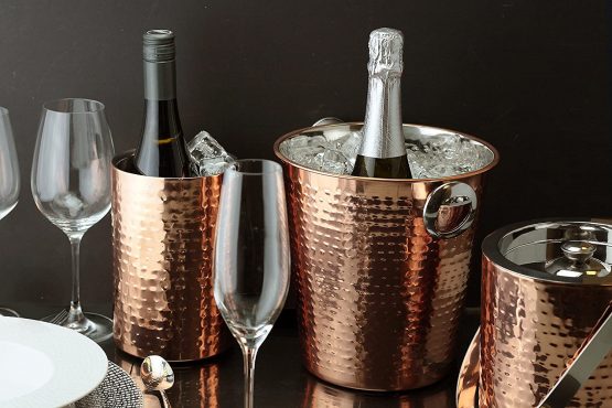 Apollo 2932 Copper Wine Cooler19cm, 12x18.5x12 - Image 3