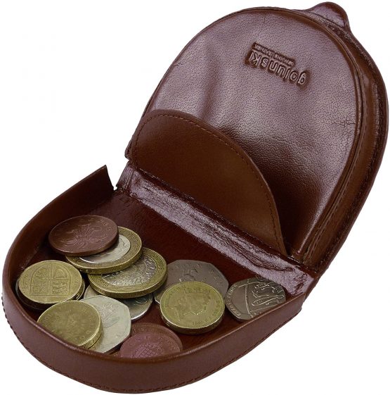 Mens Gents Leather Coin Tray by Golunski Purse Wallet 2 Colours Tan - Image 2