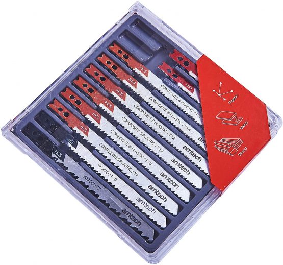 Amtech M1870 Black Plus Decker Fitting Jigsaw Blade, 10-Piece - Image 2
