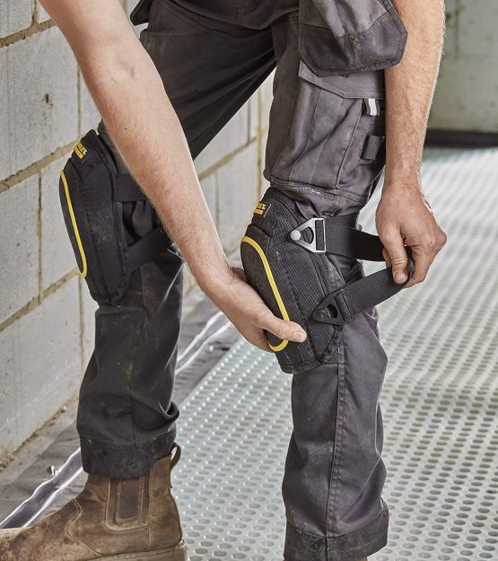 Stanley Fatmax FMST82962-1 FATMAX Soft Flooring kneepads, Black & Yellow, One Size (Adjustable) - Image 3