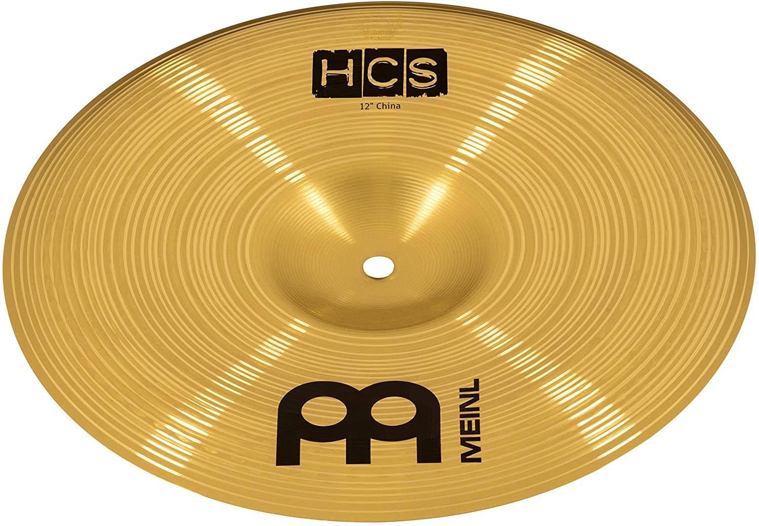 Meinl Cymbals HCS China Cymbal 12 inch (Video) for Drum Set (30,48cm) Traditional Finish Brass, Made in Germany (HCS12CH) - Image 3