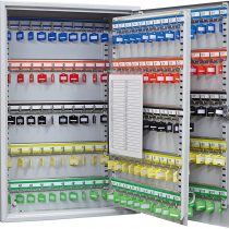 Arregui PL200 Safety Cabinet For 60 Keys with Adjustable Hooks, Grey, L